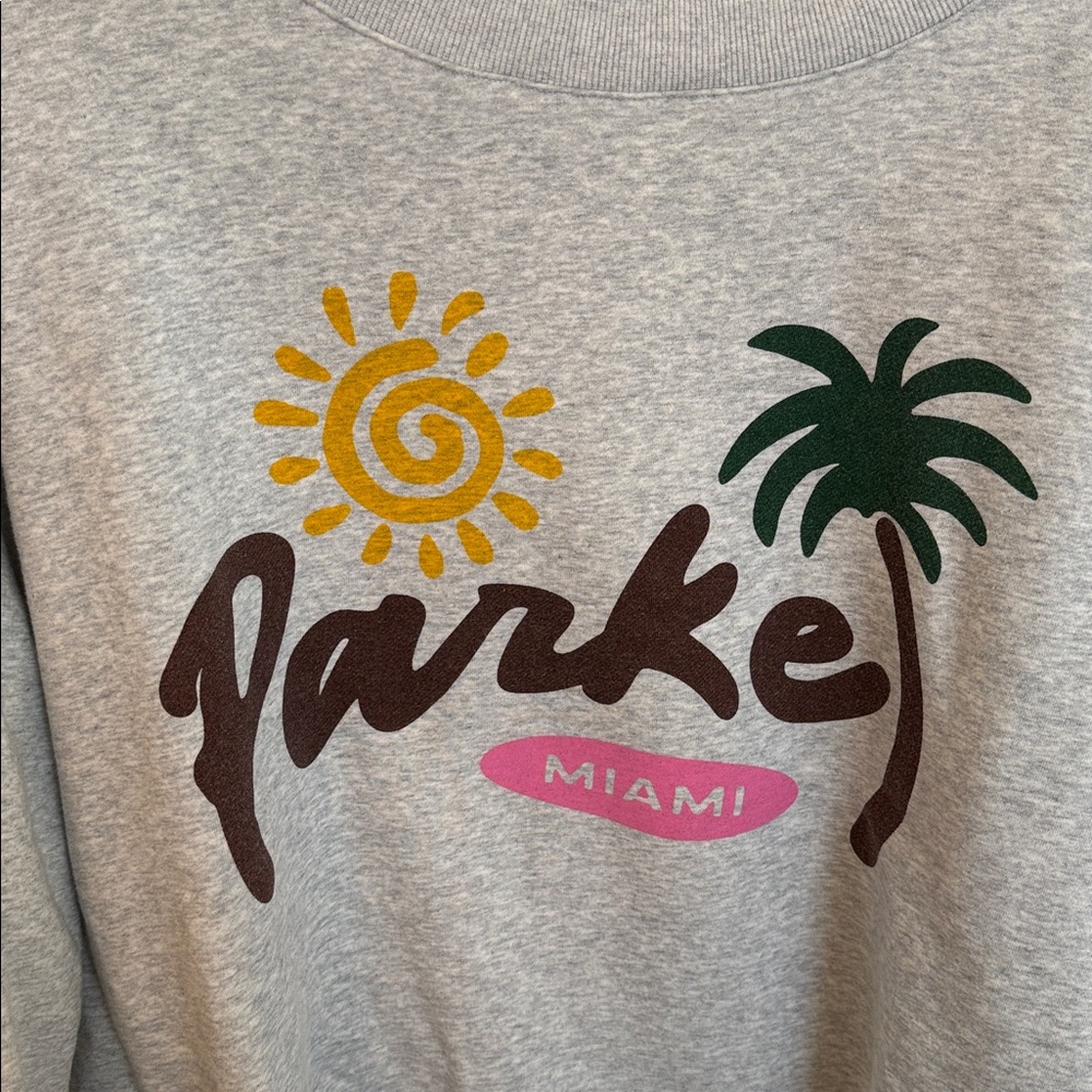 Gray Parke Miami Sweatshirt - Picture 2 of 3